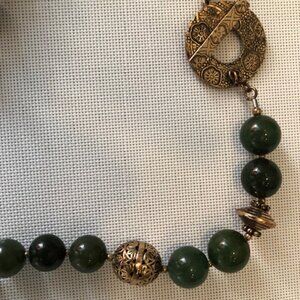 Amy Kahn Russell - AKR - 23 in Green Gemstone Necklace
